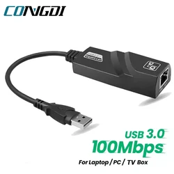 Adaptador USB 3.0 a Ethernet RJ45 para Xiaomi MiBox y Windows 10