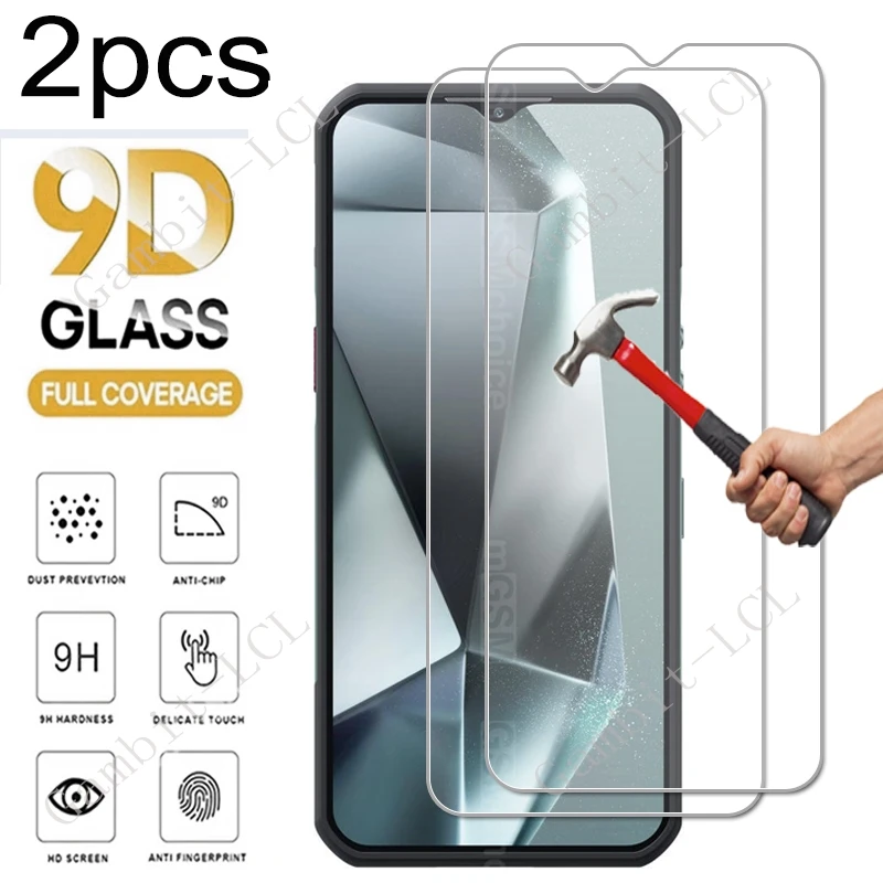 2 uds para Oukitel WP100 Titan WP200 Pro WP210 WP23 Plus WP300 WP35 WP39 WP53 S WP55 Ultra película de vidrio templado de protección de pantalla