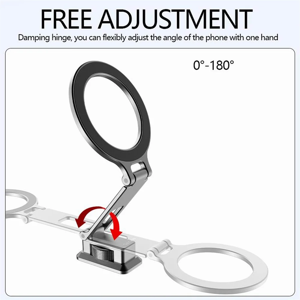 Soporte de teléfono magnético de aluminio 2024 para cámara, Clip de teléfono para MagSaf, Iphone, Android, soporte de Monitor de cámara - imagen 5