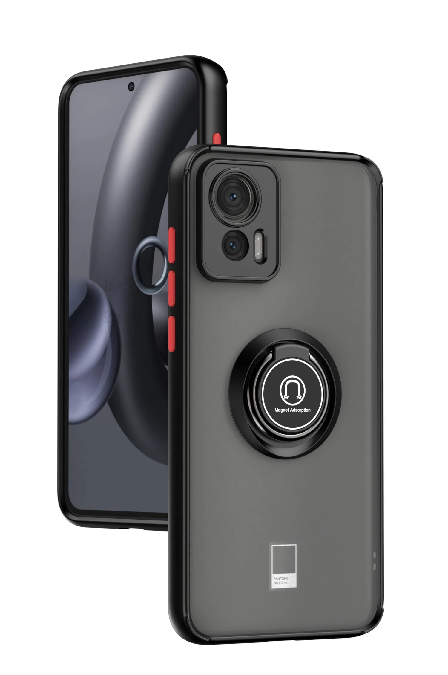 Funda de teléfono a prueba de golpes para Motorola Moto Edge 30 50 Fusion Edge 30 50 Pro Ultra Neo 5G soporte de anillo magnético cubierta dura de PC - imagen 5