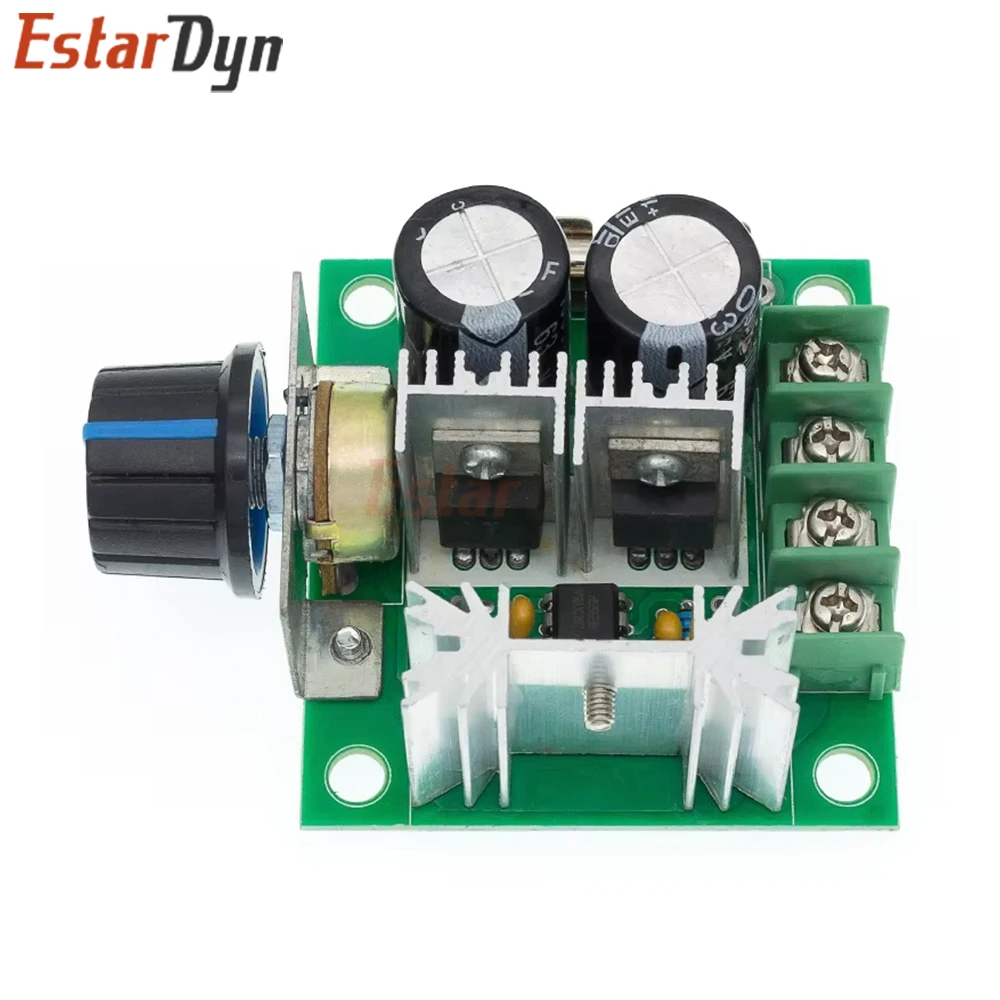 Controlador de velocidad del Motor PWM DC 12V ~ 40V 10A interruptor regulador de velocidad Variable continuo para Control de accionamiento del Motor sin escobillas del ventilador - imagen 5