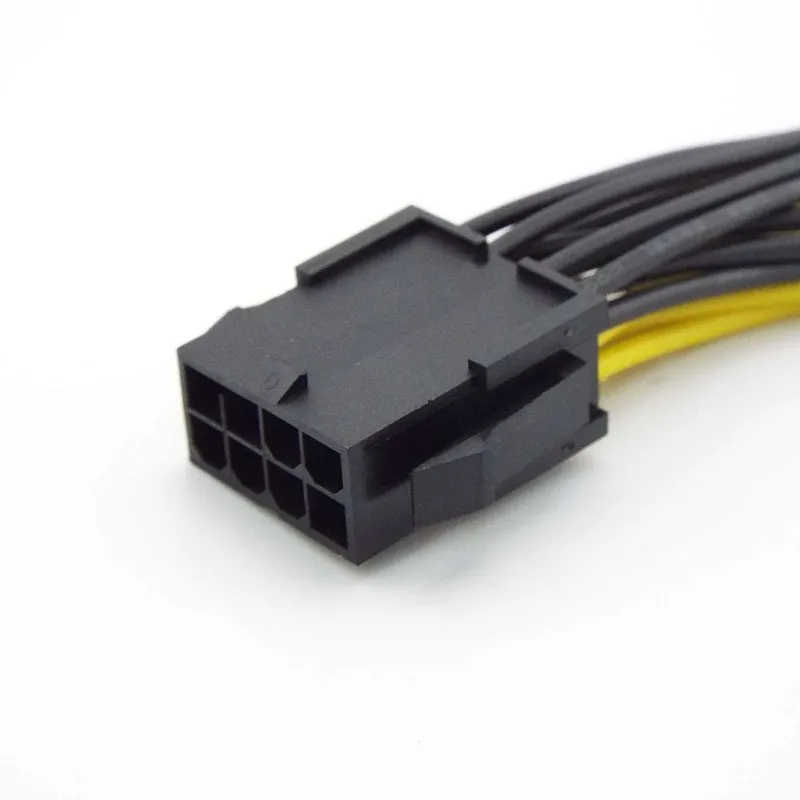1/2/5 Uds PCI-E 8p hembra a 2 puertos duales 8 pines 6 + 2p macho GPU tarjeta gráfica de vídeo Miner Cable de extensión de alimentación Cable divisor B6 - imagen 4