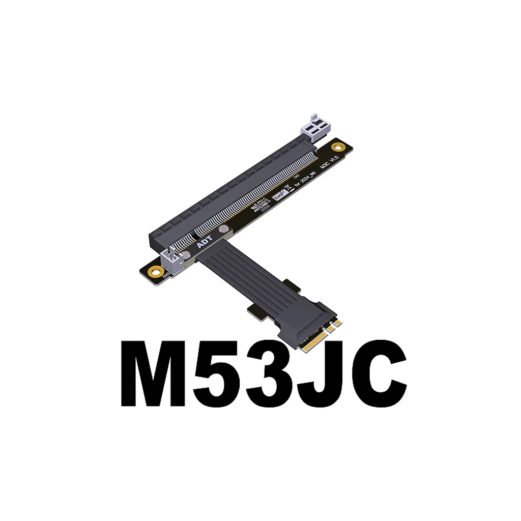 PCIe4.0 x16 PCIe4.0 x1 M.2 WiFi A.E key a x1/x16 Cable de extensión PCI-e 4.0x1 gen4 Cable adaptador con Cable de alimentación SATA 8G/bps - imagen 4