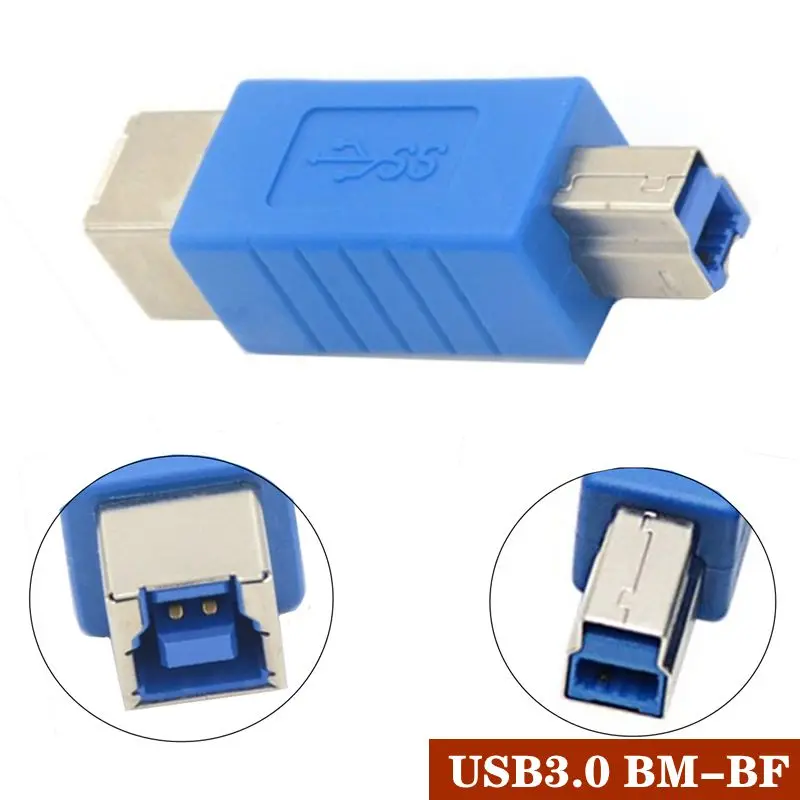 Adaptador USB 3,0 USB3.0 Impresión de alta velocidad A macho * A hembra a B macho * B hembra Mini 10P Micro BM adaptador par conector - imagen 4