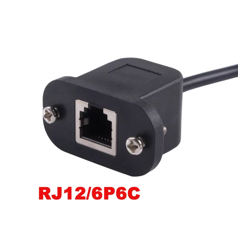 Cable RJ12 6P6C para Panel – Conector Telefónico Modular - imagen 3
