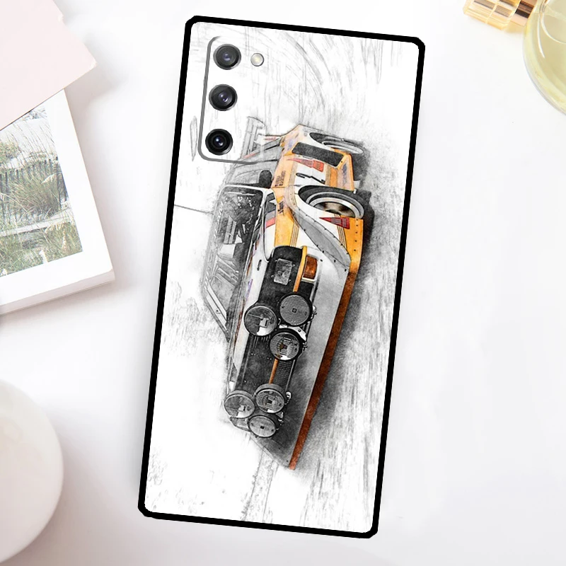 Funda de teléfono con ilustración de coche de Rally para Samsung Galaxy S23, S24 Ultra, S22, S20, S21, FE, Note 20, 10, S8, S9, S10 Plus - imagen 2