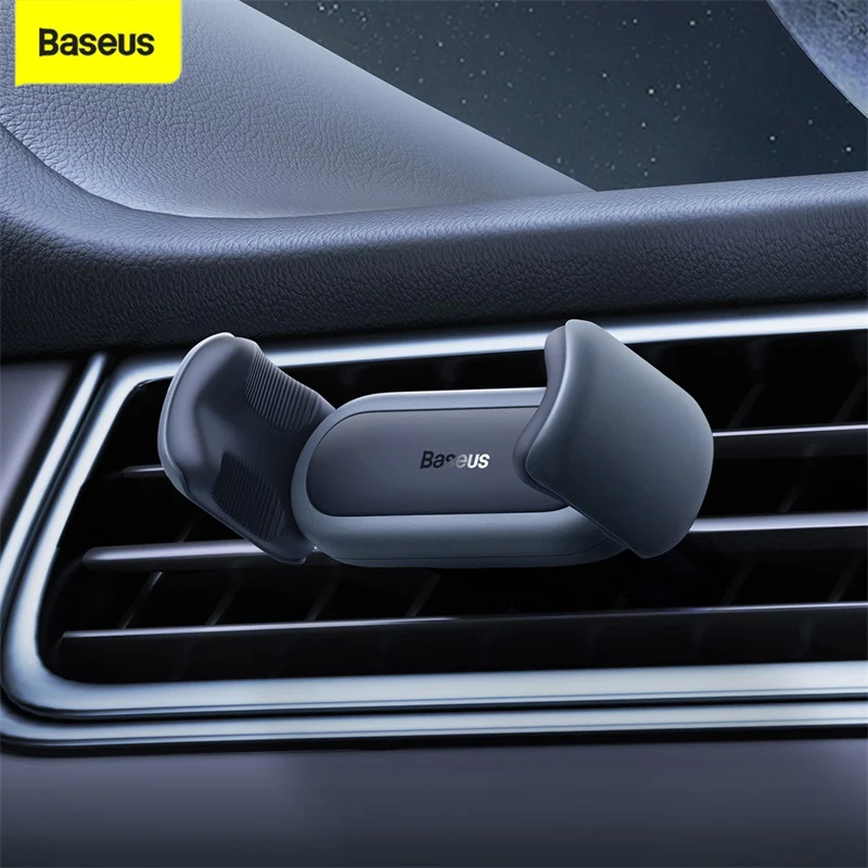 Baseus-Soporte de teléfono para coche, accesorio con rejilla de ventilación, para iPhone 14, 13, 12 Pro, Samsung S22, S21, Xiaomi, Huawei