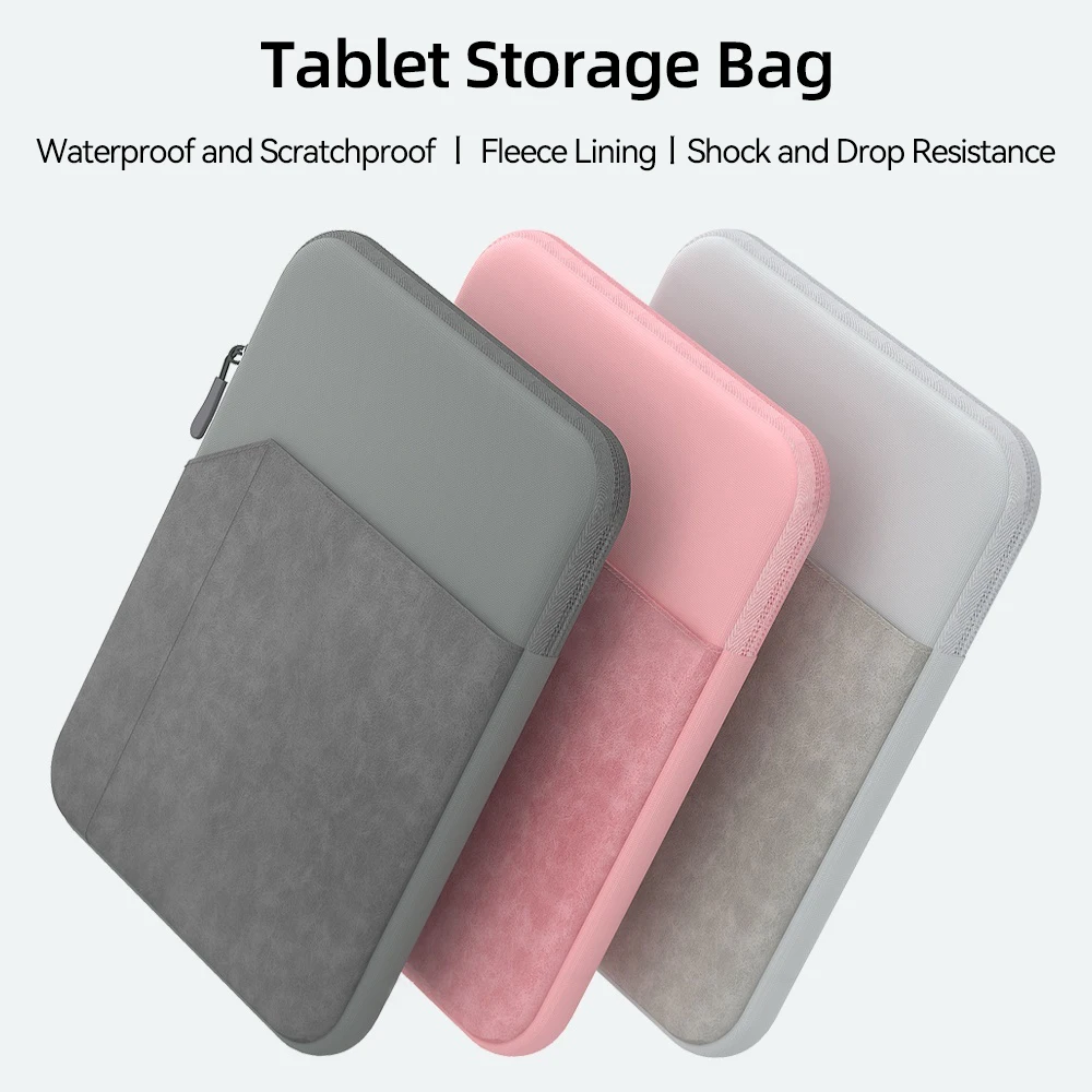 Funda para tableta para iPad Pro 12,9 Air 11 13 pulgadas 2024 6-13,3 pulgadas funda para Samsung Galaxy Xiaomi accesorios de almacenamiento plano - imagen 2