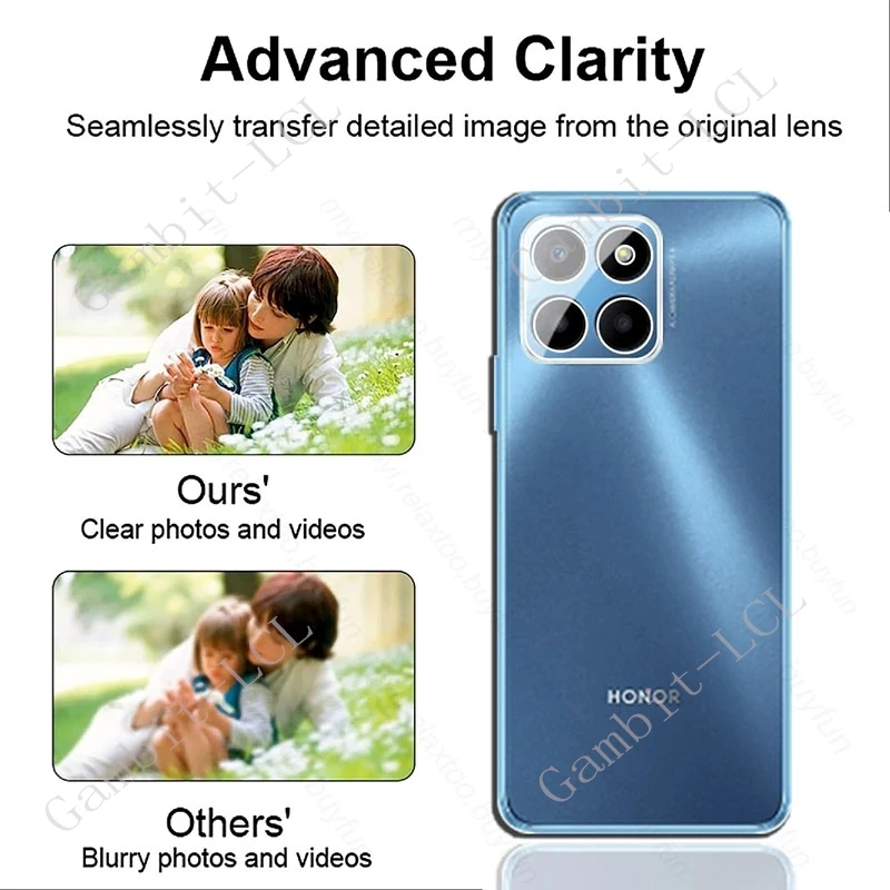3 uds 9H HD 3D vidrio templado para Honor X8c 6,7 "HonorX8c lente de cámara trasera Protector de pantalla película - imagen 5