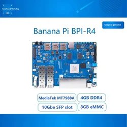 Banana Pi BPI-R4 Placa Desarrollo Alto Rendimiento Dual SFP Industrial