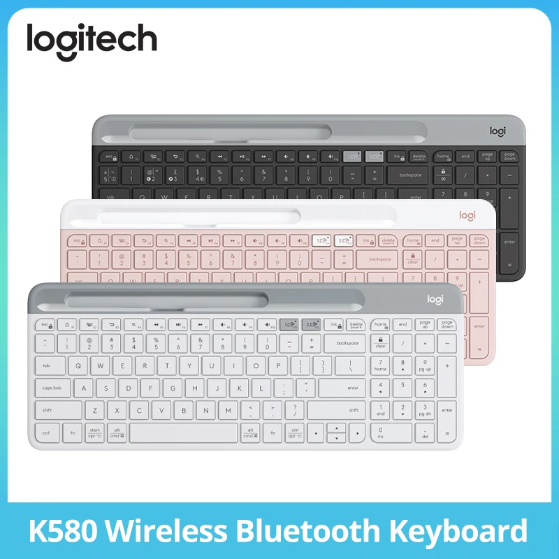 Teclado para tableta Logitech K580 Bluetooth, puede conectar a iPad, computadora, 100% original