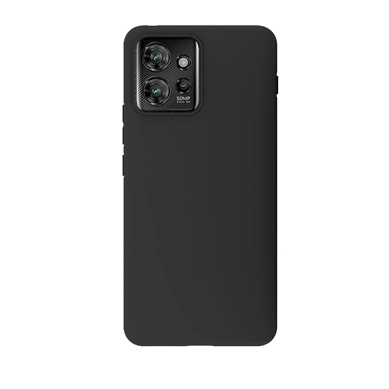 Para Motorola Thinkphone funda trasera de silicona suave mate negra para Motorola Moto Thinkphone 5G fundas parachoques protector completo