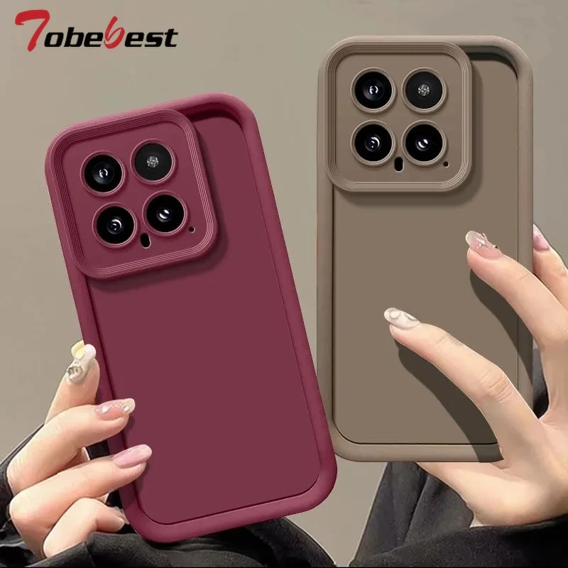 Funda de silicona para lente de cámara de Color caramelo para Xiaomi Mi 14 14T 13 12 11 10 Ultra Pro Funda trasera suave - imagen 5