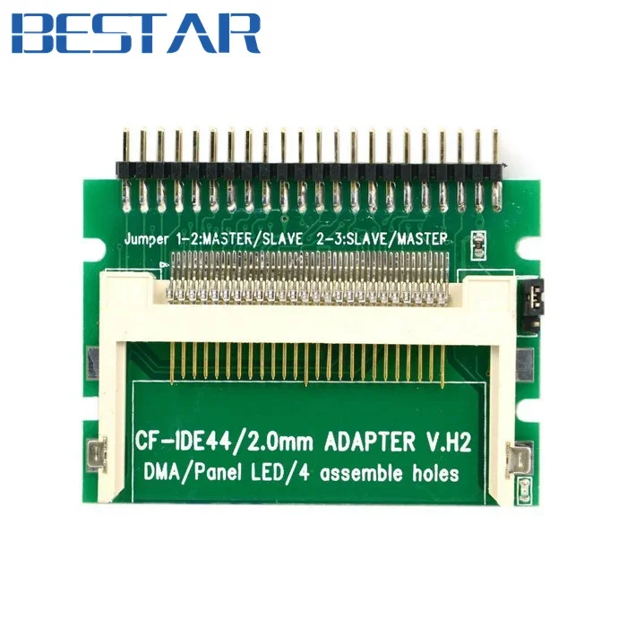 Tarjeta CF Compact Flash Merory para computadora portátil 2,5 "44 pines macho IDE disco duro HDD SSD adaptador