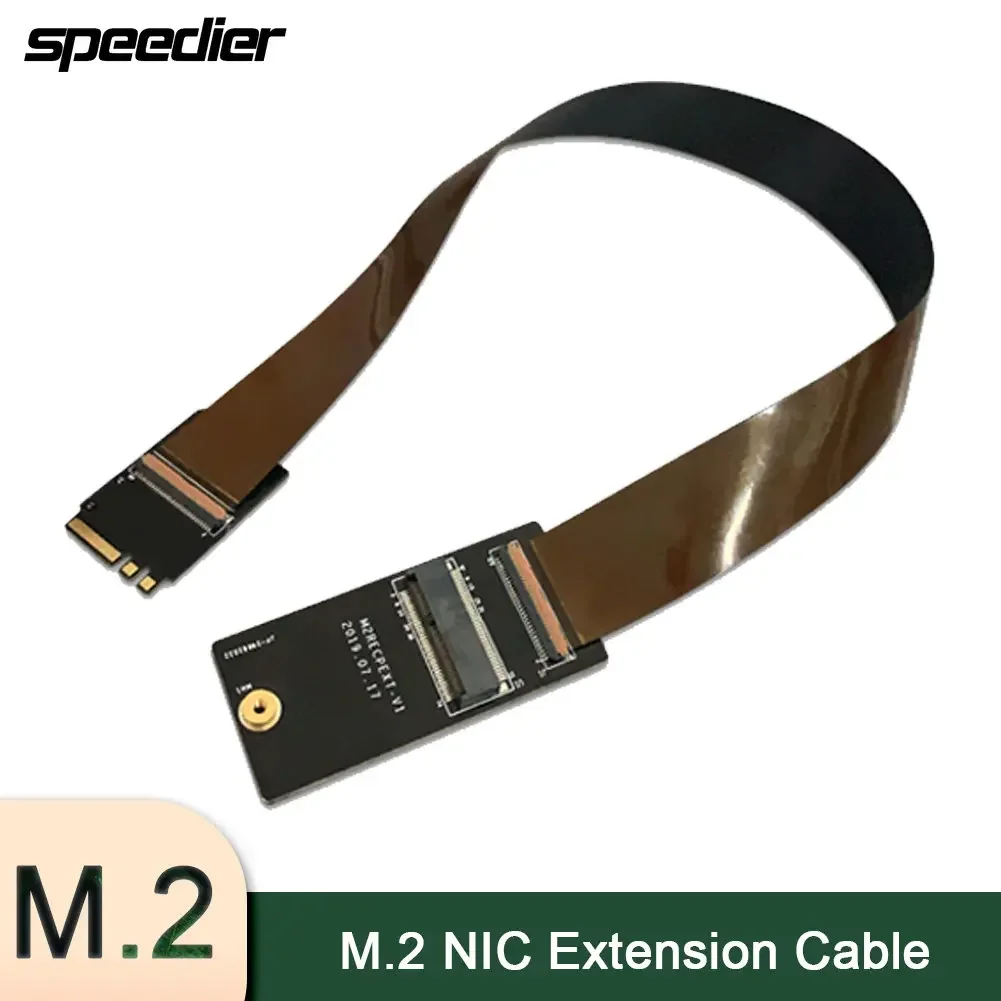 Cable de extensión M.2 Nic A.E Key interfaz Compatible placa base M2 Nic extensión Cable de extensión Ngff 10CM 30CM