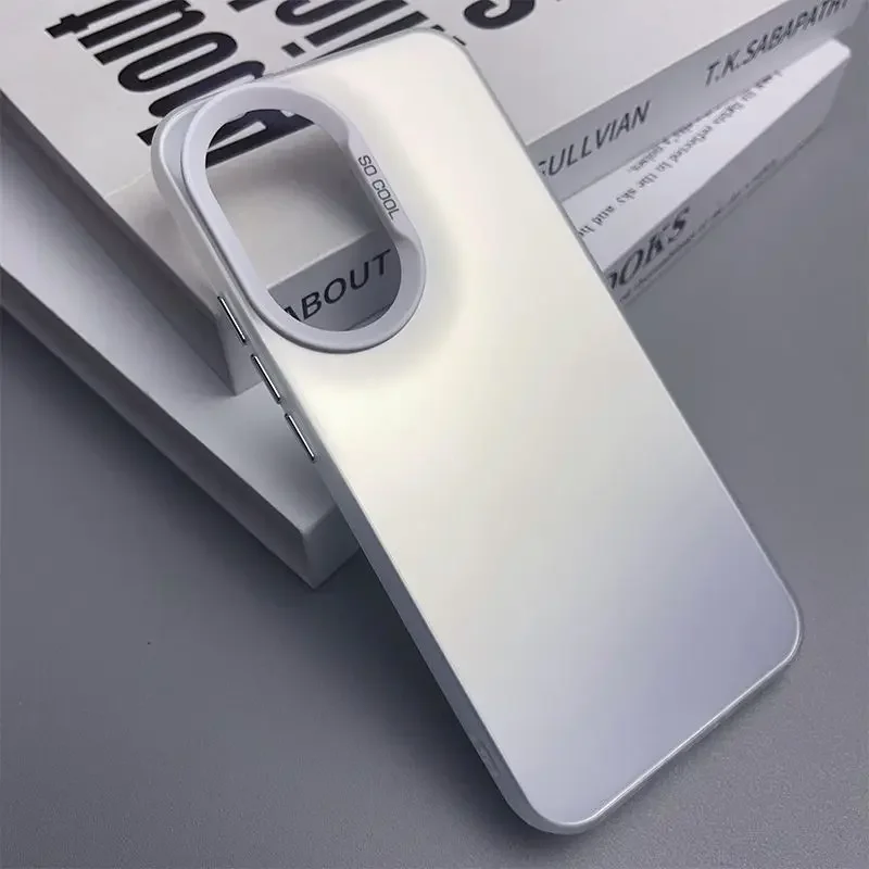 Para Oppo A18 A38 funda de teléfono A 18 38 4G funda OPPO CPH2591 CPH2579 funda mate de piel Aurora metálica de lujo - imagen 5