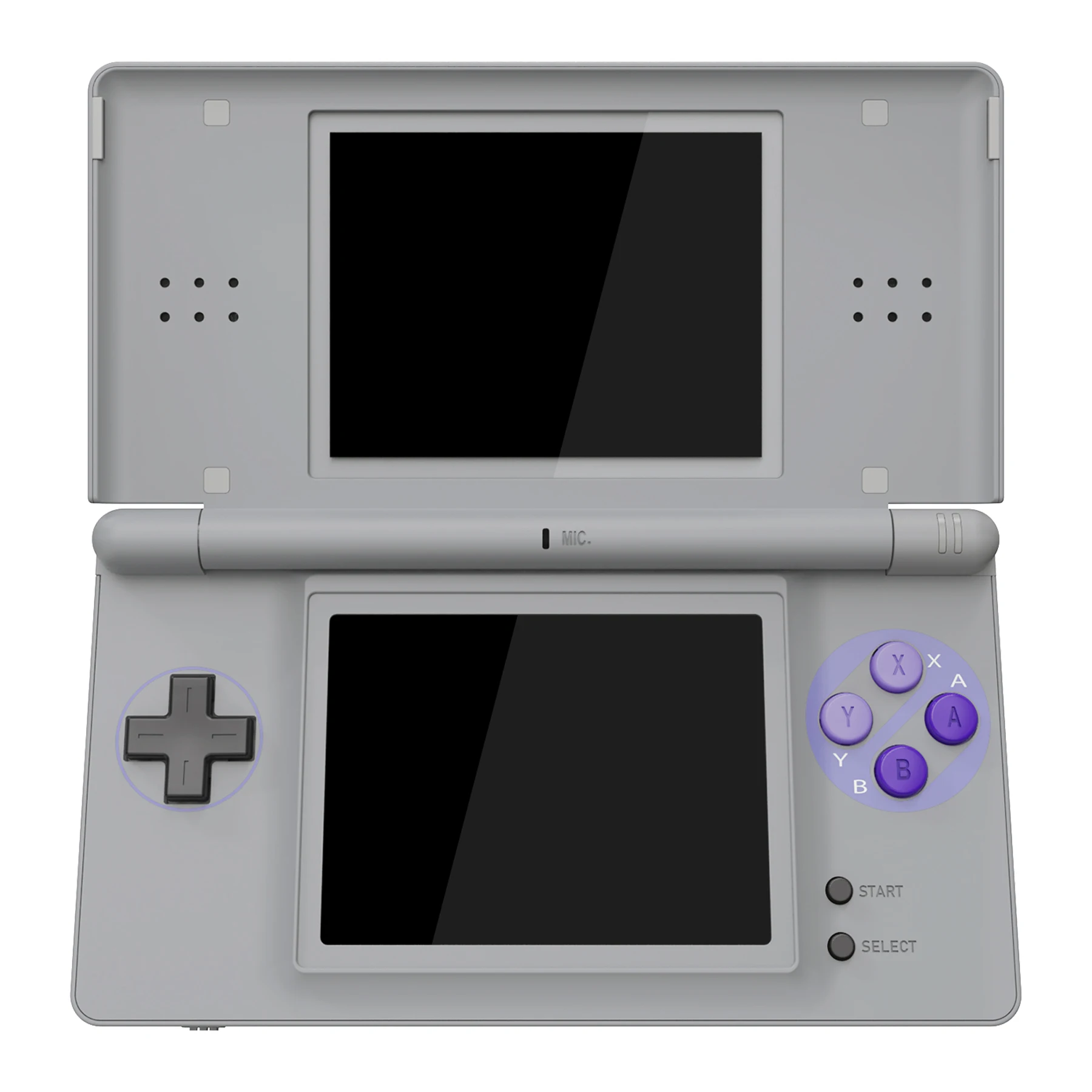 Carcasa completa de repuesto eXtremeRate para Nintendo DS Lite para NDSL - Estilo clásico SNES - imagen 3