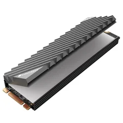 Disipador para SSD M.2 NVMe 2280 de Aluminio con Almohadilla Térmica