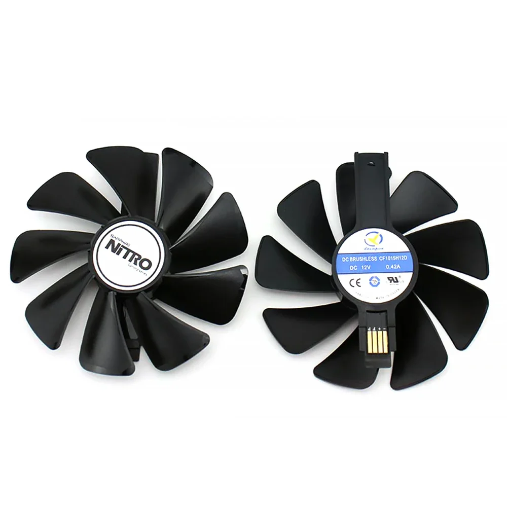 Reemplazo del ventilador enfriador de engranajes CF1015H12D de 95MM para ventilador de tarjeta gráfica Sapphire NITRO RX590 RX580 RX570 RX480 RX470 4N001-02-20G