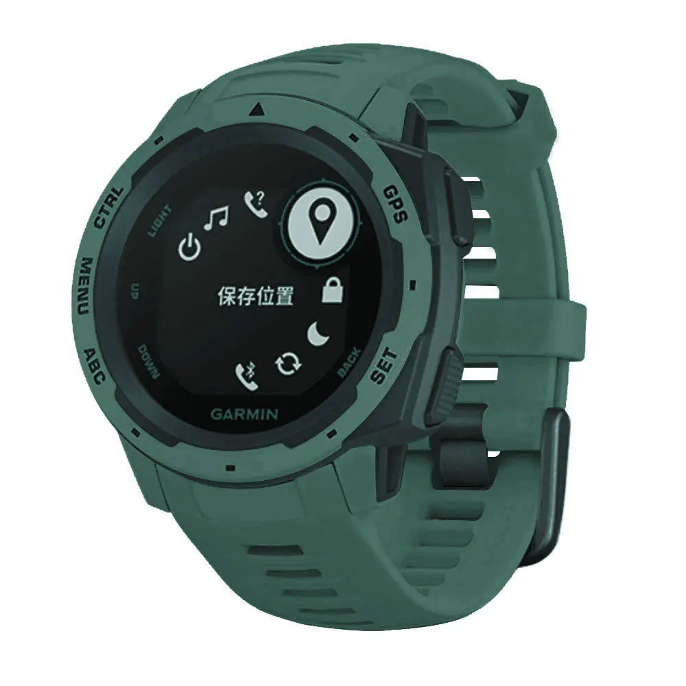 Correa para reloj Garmin Instinct, pulsera deportiva de repuesto de silicona, instalación rápida, accesorios deportivos inteligentes - imagen 3