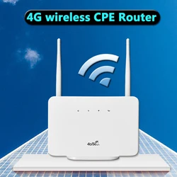 Router 4G LTE con Antena Externa y Ranura SIM para Casa o Viajes