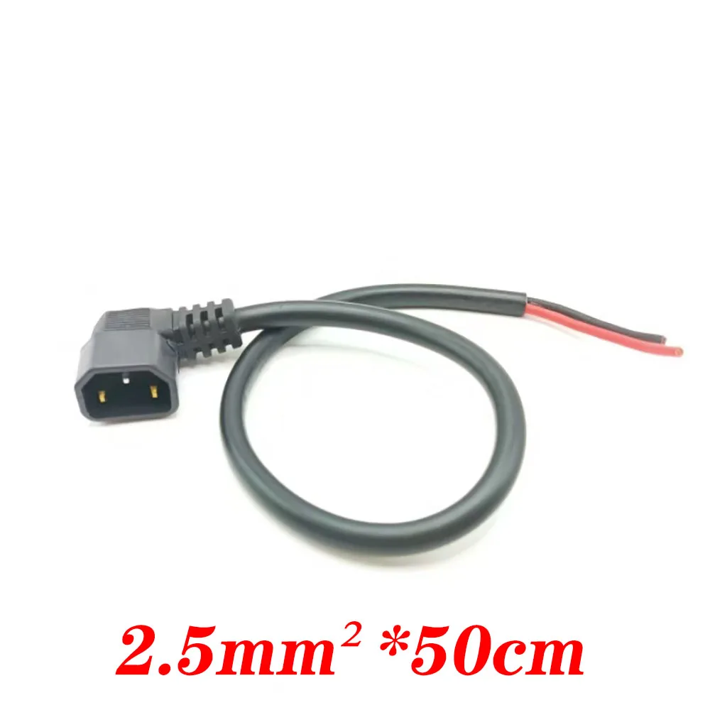 Conector de batería de litio para bicicleta eléctrica, toma de carga de alta potencia, enchufe hembra de 3 pines para vehículo eléctrico con cable de alimentación de 2,5 mm2