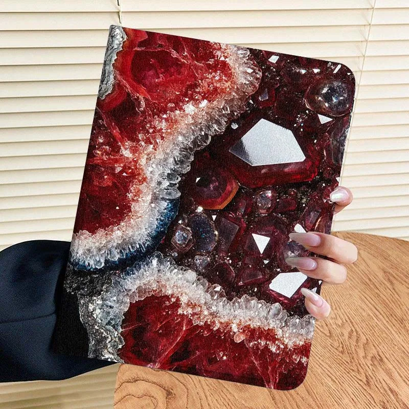 Textura de mármol de lujo arte fresco para Samsung Galaxy Tab A A7 A8 A9 A11 S6 S11 10,1 10,4 10,5 pulgadas Lite Plus funda para tableta - imagen 3