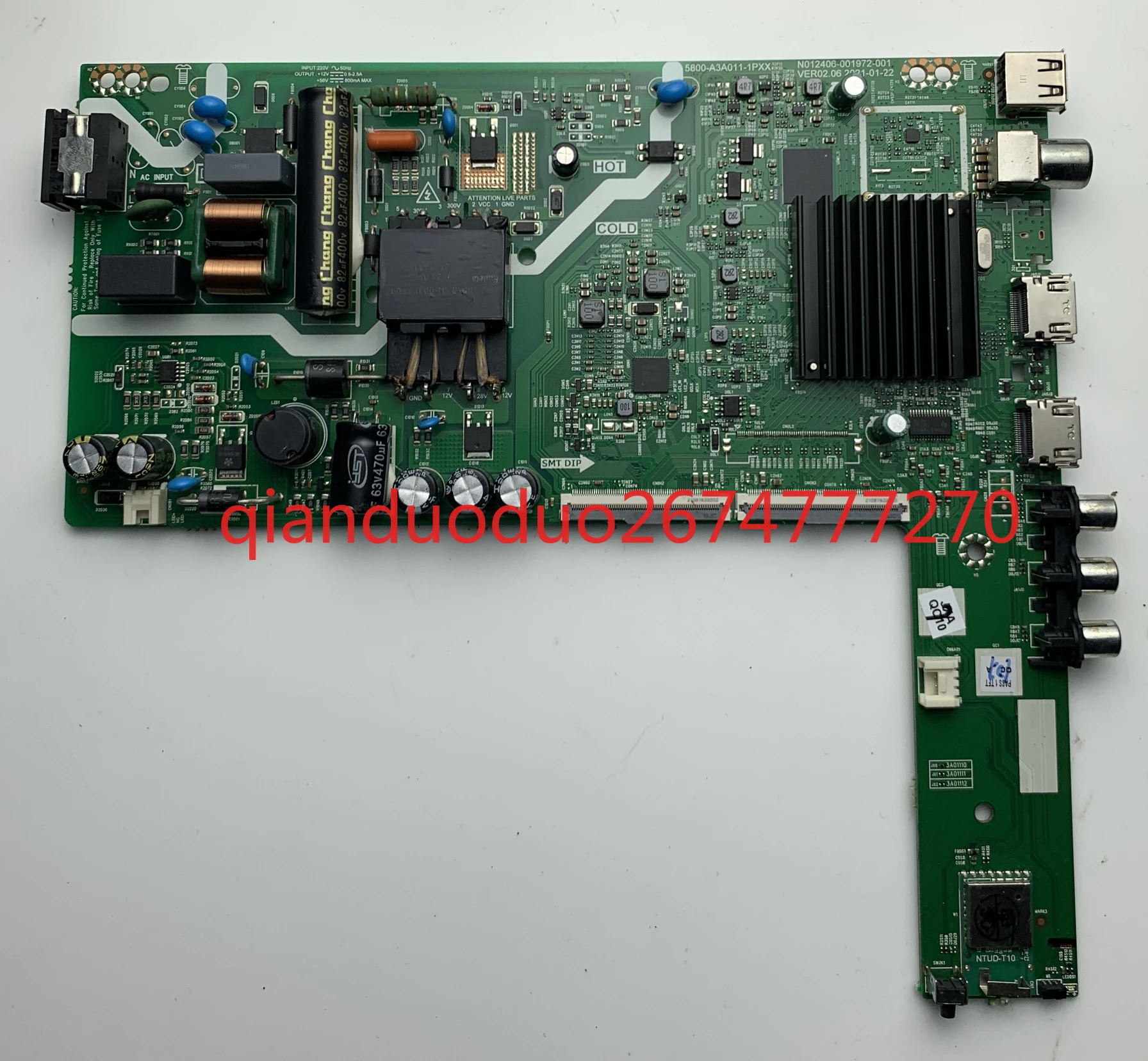 Aplicable a Skyworth Kukai 40P31 43P31 Tablero Principal 5800-A3A011-1PXX pantalla RDL430FY HN0-00D