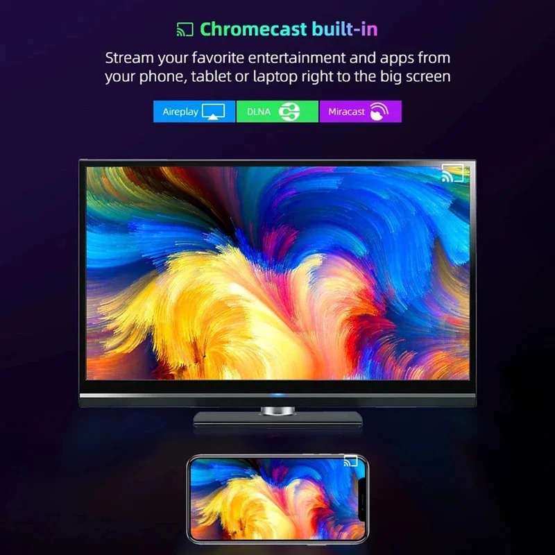 TV98 ATV Plus TV Box 4G 5G Wifi Dual BT5.0 Android 14 control de voz inteligente reproductor multimedia decodificador HD 4K 8K 8GB 128GB iptv - imagen 4