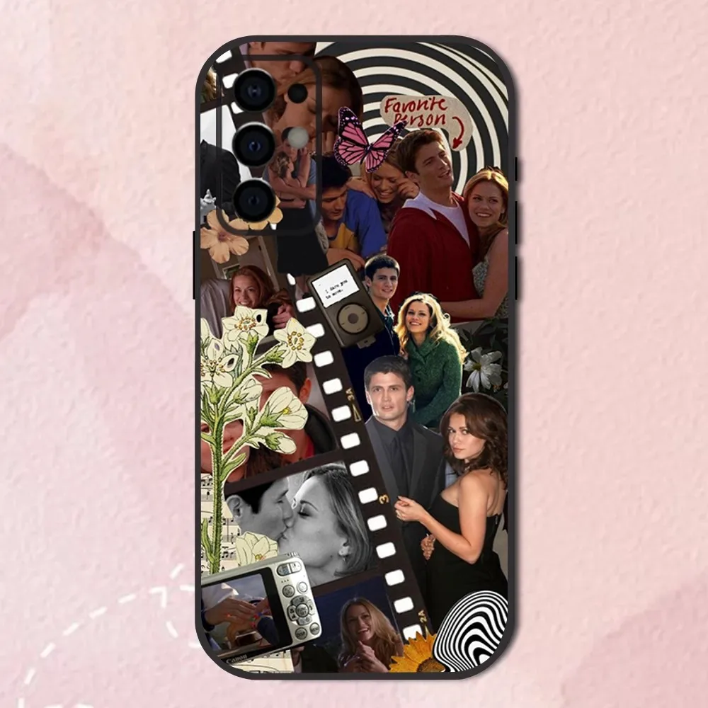 Funda de teléfono de TV One Tree h-hill Heart para Samsung S24,S21,S22,S23,S30,Ultra,S20,Plus,Fe,Lite,Note,10,9,5G, carcasa suave negra - imagen 3