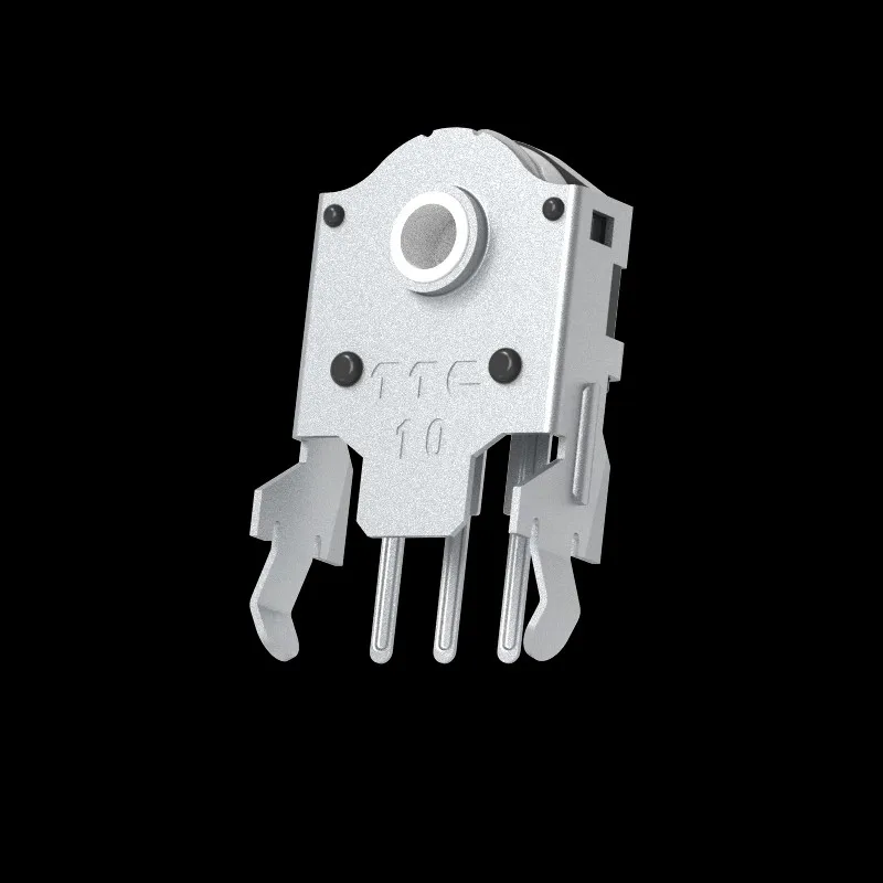 Codificador de rueda de plata TTC, codificador de rueda de plata de desplazamiento de ratón giratorio de 8mm, 9mm, 10mm, 11mm y 14mm con marca de orificio de 1,74mm para ratón de PC - imagen 5
