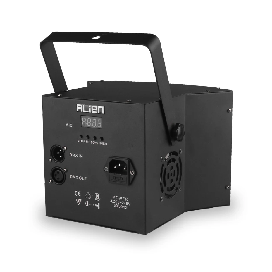 ALIEN-patrones de teñido LED para discoteca, luz estroboscópica de mezcla láser para escenario, fiesta, boda, vacaciones, evento, espectáculo en vivo, lámpara activada por sonido, 5 en 1 - imagen 4