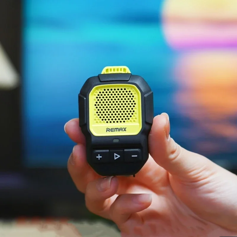 RB-M12 Mini Altavoz Bluetooth inalámbrico con Clip recargable IP67 reproductor de música impermeable micrófono HD incorporado llamada manos libres - imagen 4