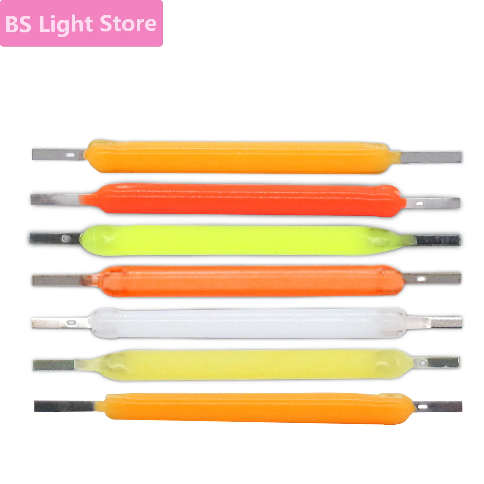 Piezas de lámpara de filamento LED COB, 10 piezas, 29mm, DC3V, Bombilla Edison, accesorios de luz incandescente, diodo para iluminación decorativa de vacaciones