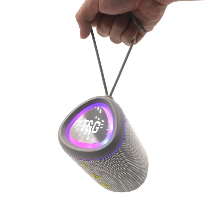 TG466 10W Altavoces Bluetooth inalámbricos Mini sistema de sonido de música de Audio profesional Altavoz portátil con iluminación LED RGB - imagen 5