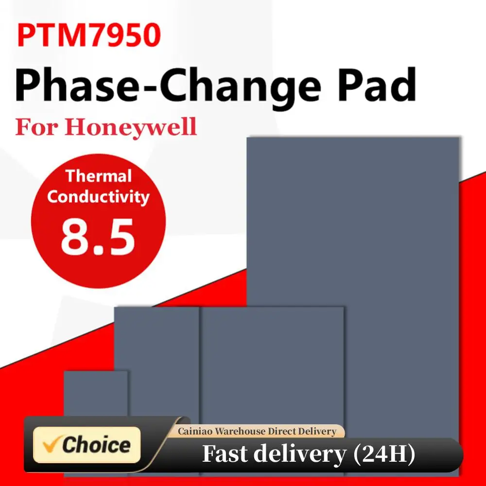 Almohadilla de enfriamiento del disipador de calor para Honeywell PTM7950, almohadilla de pasta conductora térmica de repuesto para CPU, parche ligero para ordenador portátil GPU CPU