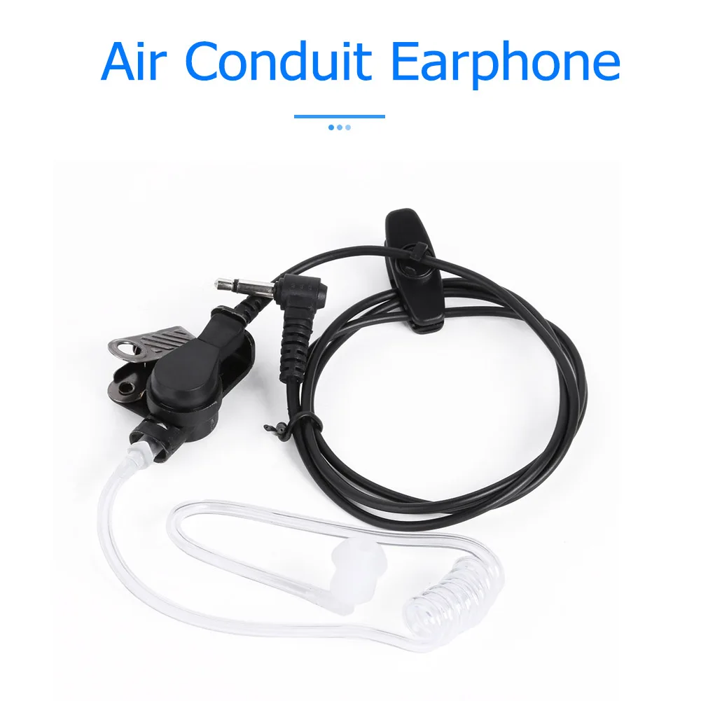 Tubo acústico transparente con enchufe de 3,5mm, Conector Mono, Compatible con walkie-talkie, auriculares de tubo de aire y sonido - imagen 2