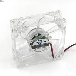 Ventilador 80mm PC Silencioso con LED y Conector Molex