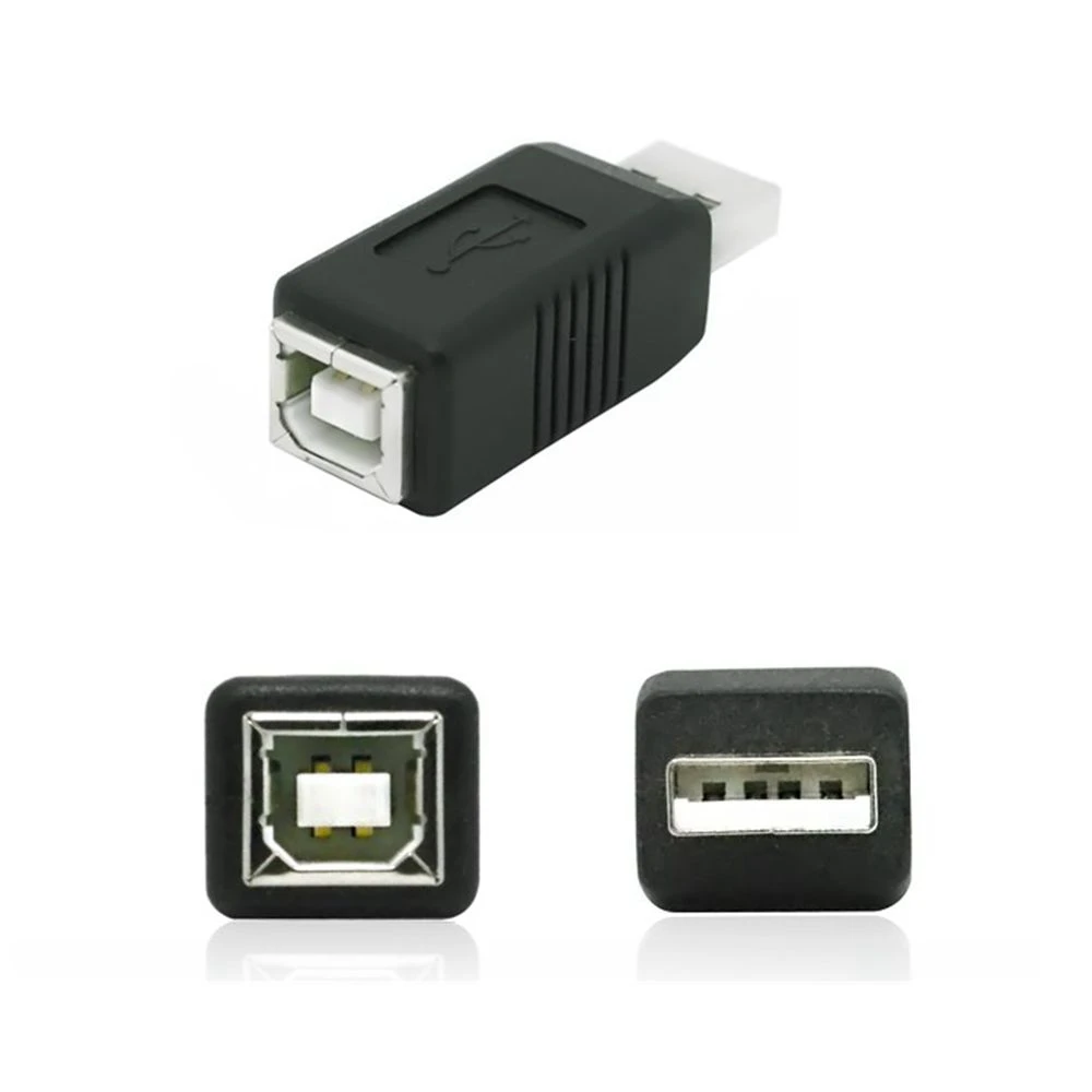 Adaptador USB hembra para imprimir hembra, adaptador de impresora AF/BF, conector de cable de conexión hembra A a B hembra