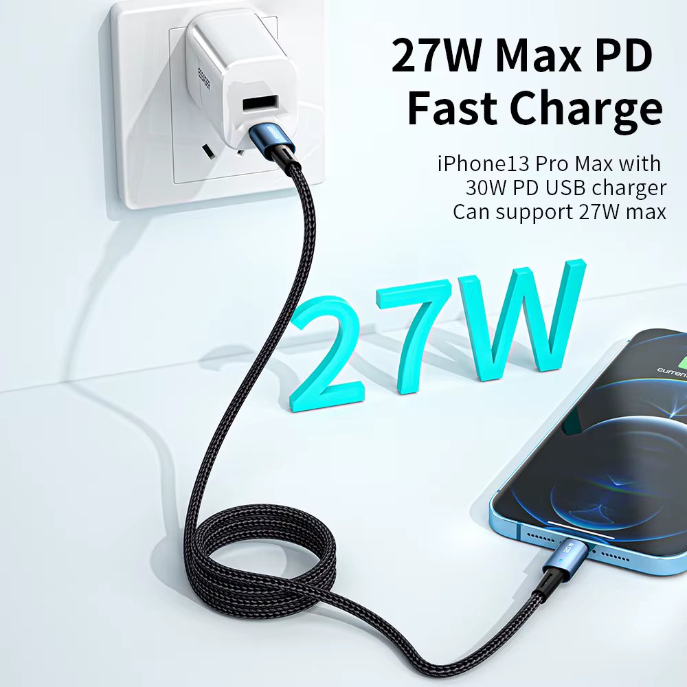 Essager Cable USB-C a Lightning 20W PD Carga Rápida para iPhone y iPad - imagen 5