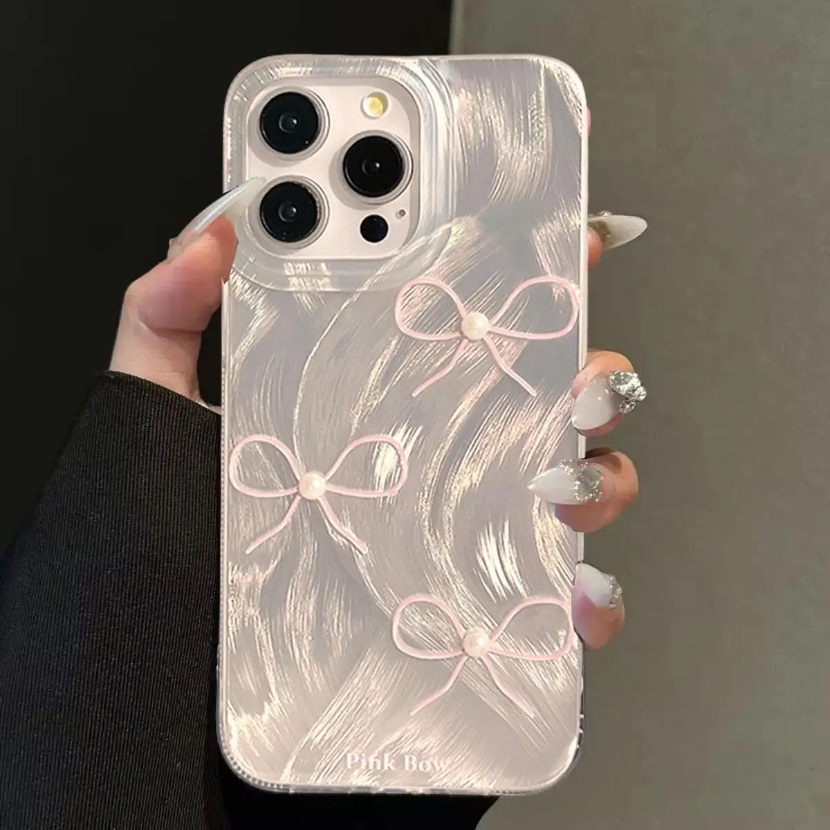 Funda de mariposa con lazo coreano Ins para Infinix Note 40 Hot 30i 40 Pro 40i 30 Play Smart 8 7 Tecno Spark 10 Pro 10C 20 20C Camon 30 5G - imagen 2