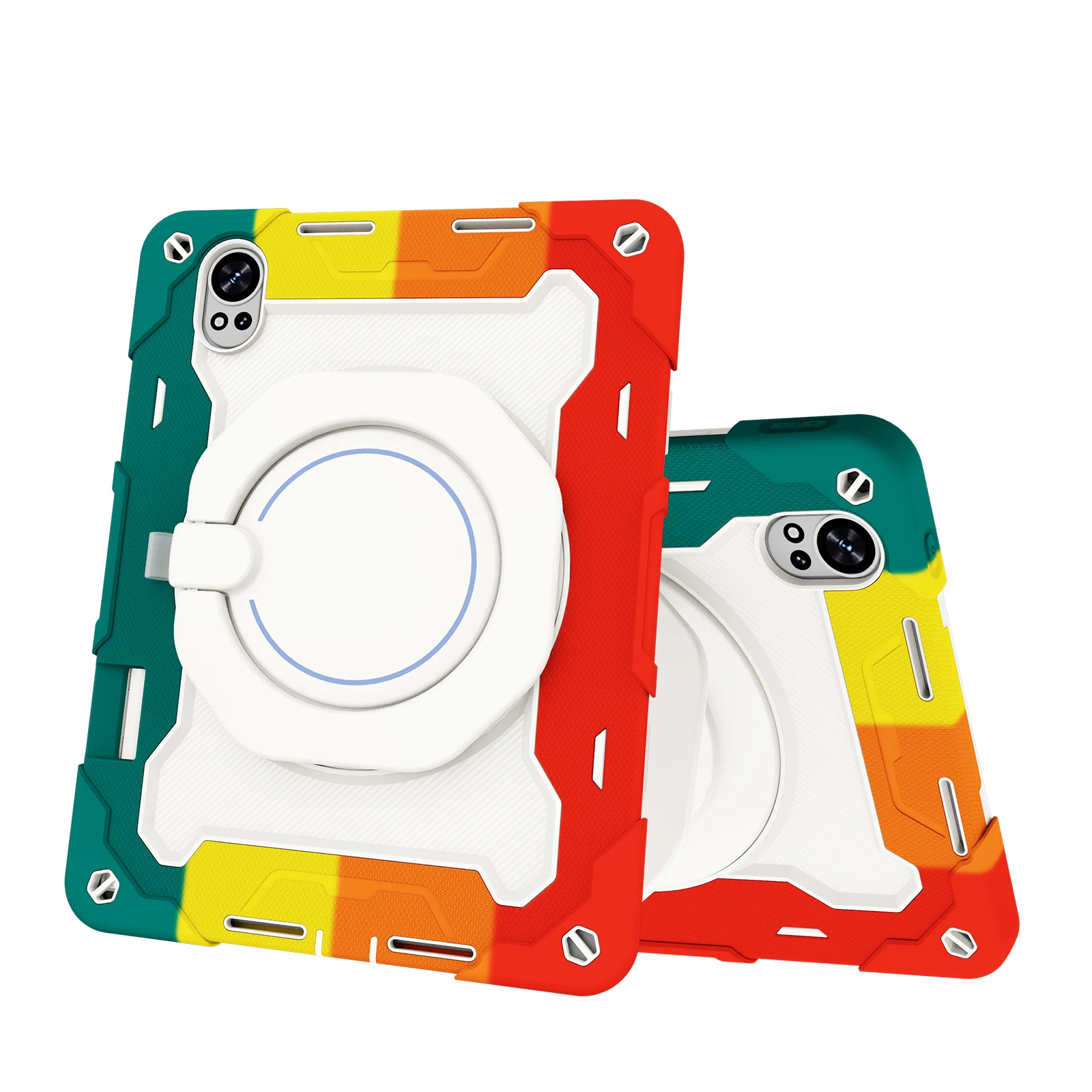 Funda híbrida con soporte Universal para Huawei MatePad 12 X Air, 12,0 pulgadas, 2025, 2024, mango giratorio 360, cubierta resistente a prueba de golpes