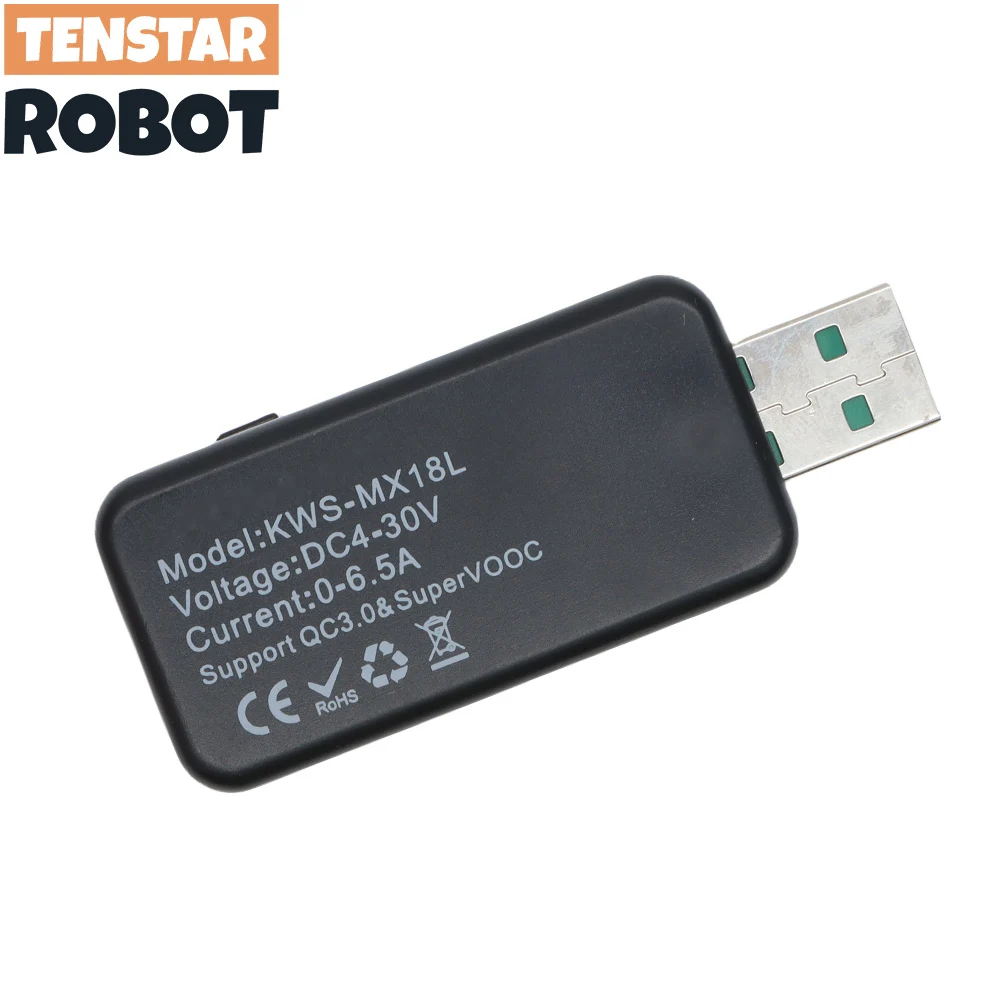 Probador USB 10 en 1, voltímetro Digital de CC, amperímetro, medidor de voltaje de corriente, Detector de amperímetro de voltios, indicador de cargador de Banco de energía - imagen 4