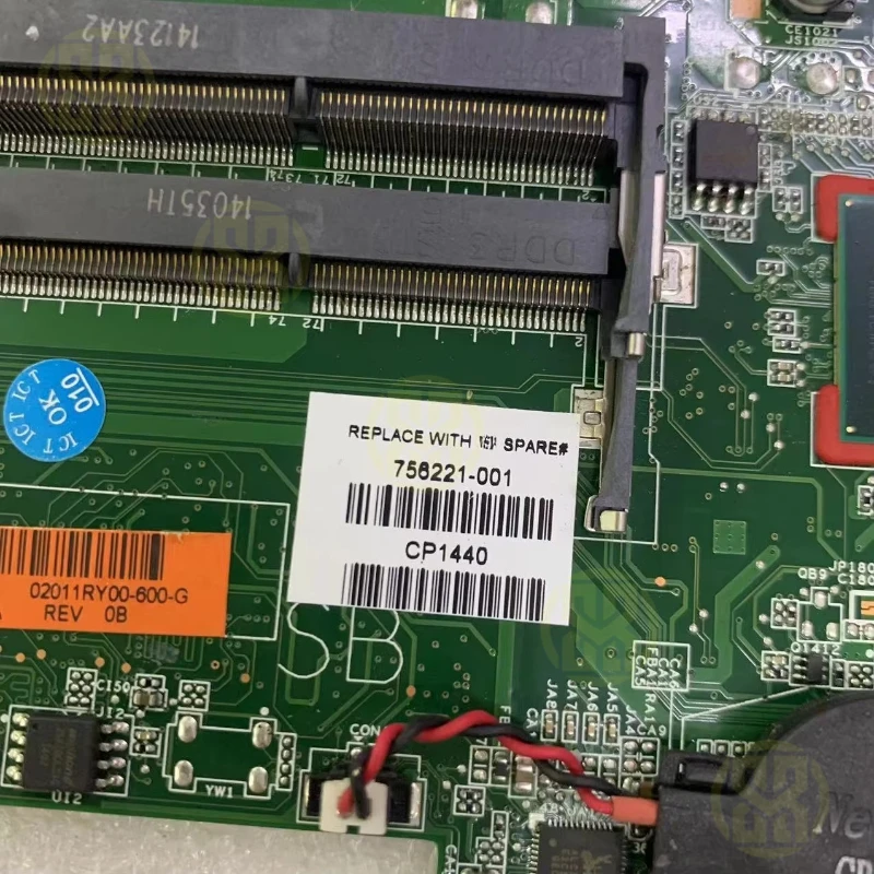 756221 -501 756221 -001 para HP TouchSmart 15-D 15-D101TX 250 placa base para ordenador portátil 820M 2GB GPU - imagen 3