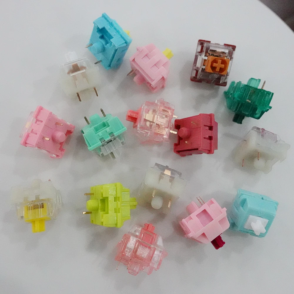 Interruptor táctil lineal KTT Kang White V3 Holy Panda Sea Salt Lemon Mints Rose Darling para interruptores de teclado mecánico - imagen 4