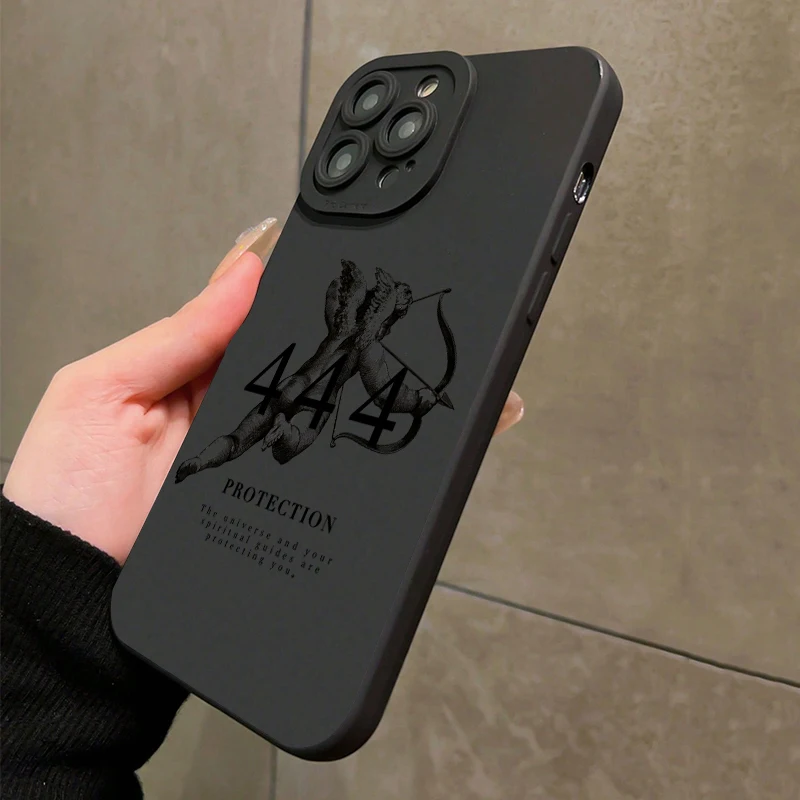 Funda de teléfono con estampado de letras de Ángel para Xiaomi 15, funda de silicona TPU suave a prueba de golpes para Xiaomi 14T Pro 13 12 11 Lite 5G 14 13T 12T - imagen 3