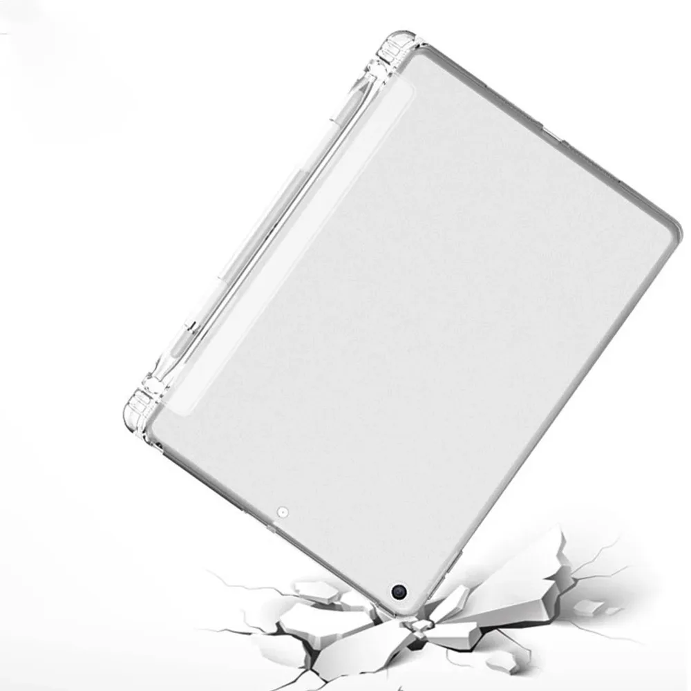 Con ranura para lápiz, funda transparente para tableta para iPad 11. a generación A16 2025, funda suave de TPU a prueba de golpes para bolsas de aire para iPad Air 11/Air 13 M3 M2 - imagen 5