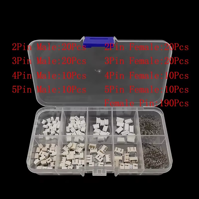 Kit de Conectores JST Macho y Hembra para Engarzar Cables - imagen 3