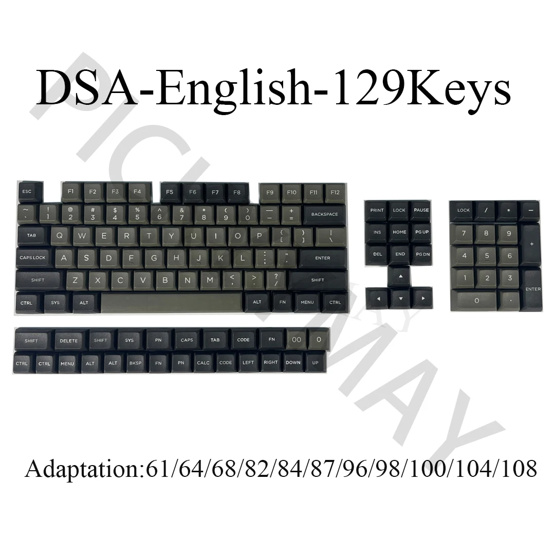 Tapa de tecla de diseño PBT, tapa de tecla de perfil DYE-SUB DSA, teclas de cereza coloridas minimalistas personalizadas para teclado mecánico - imagen 5