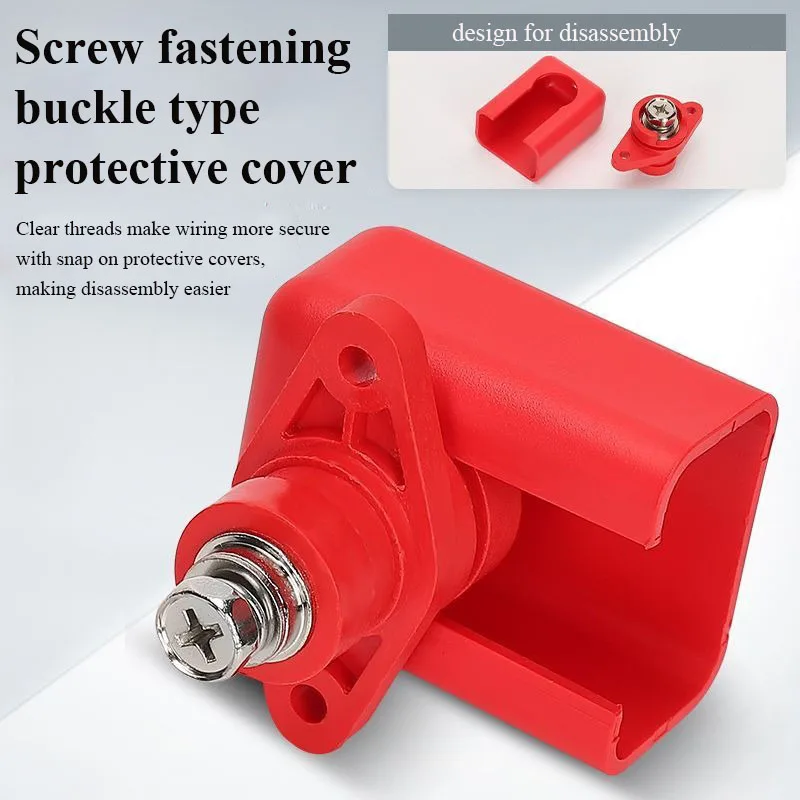 Terminal de batería de litio 500A 300A 150A, conector de almacenamiento de energía nueva de alta corriente a través de bloques de terminales de batería de pared - imagen 4